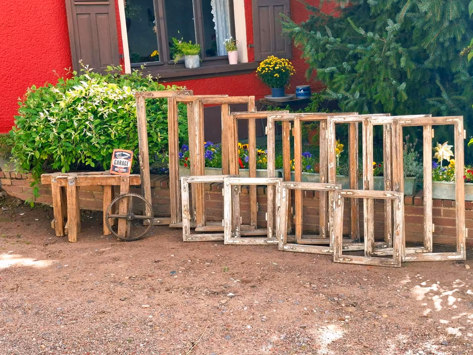 Antike Fensterrahmen/ Old Wood Eiche/ DYN Projekt!