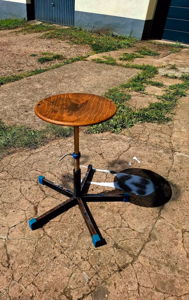 1960ger Werkstatt Hocker/ Vintage Drehhocker/ Drehstuhl!