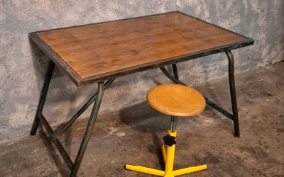 Industrie Tisch 1930ger Werkbank Werkstatt Tisch Arbeitstisch
