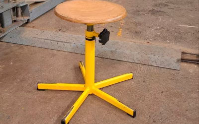 Vintage Werkstatt Hocker Drehbar Höhenverstellbar!