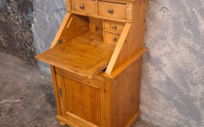 Antiker Klappsekretär Schreibsekretär Schreibtisch Weichholz