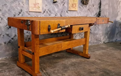 Ulmia Hobelbank 1940ger Tischlerbank Werkbank Restauriert