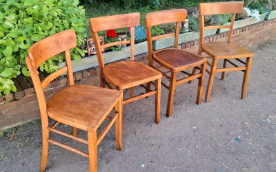 Kneipenstühle/ 1930ger Küchenstühle Bistrostühle Vintage Stühle