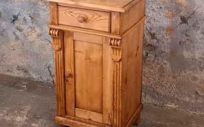 Antiker Nachtschrank Gründerzeit Landhaus Stil Weichholz